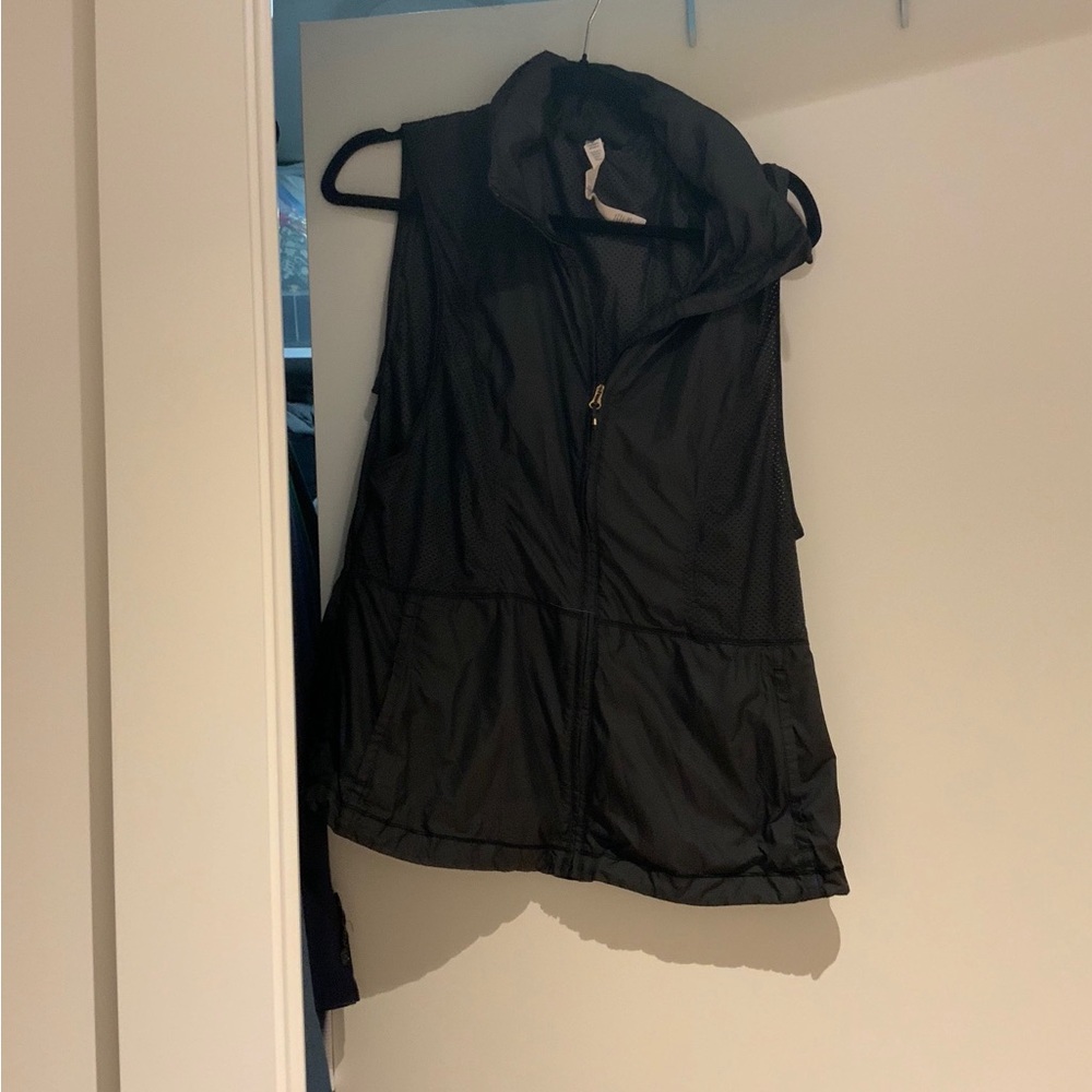 Lululemon Athletica Black Hooded Vest